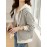 Striped Print Hooded Jacket, Casual Drawtring Zip Up Long Sleeve Outerwear, Women's Clothing