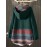 Tribal Print Long Sleeve Hooded Padded Jacket, Casual Button Front Loose Hem Fall & Winter Outerwear, Women's Clothing