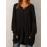 Solid Pocket Crew Neck T-Shirt, Casual Long Sleeve Top For Spring & Fall, Women's Clothing