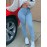 Blue High Stretch Skinny Jeans, Slim Fit Slant Pockets Versatile Tight Jeans, Women's Denim Jeans & Clothing